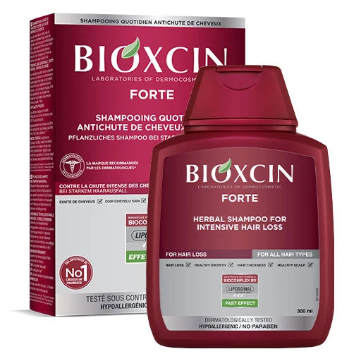 Bioxcin Forte Herbal Shampoo For Intensive Hair Loss 300ml