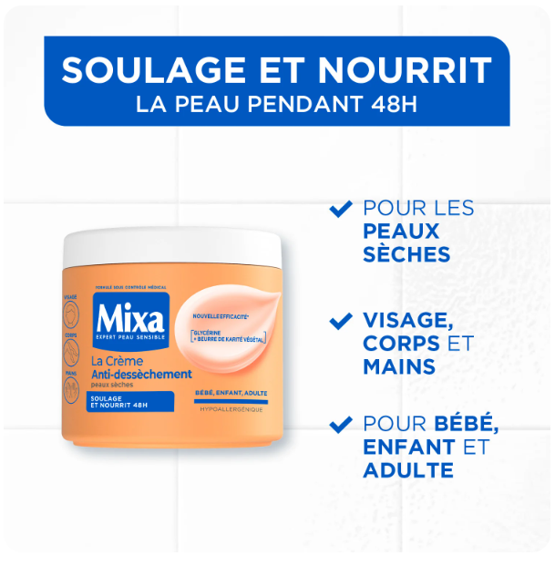 Crème Anti-Dessèchement Multi-Usage 400ML