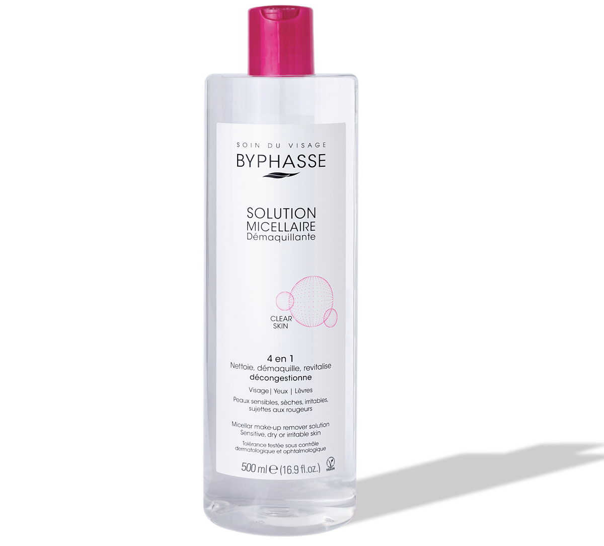 Byphasse SOLUTION MICELLAIRE DÉMAQUILLANTE 500ML