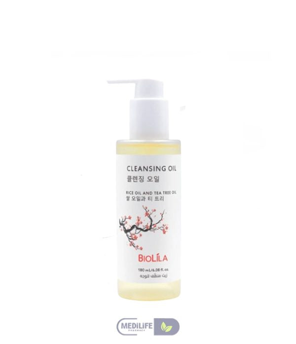 Biolila Cleansing Oil Rice Oil and Tea Tree Oil 180ml