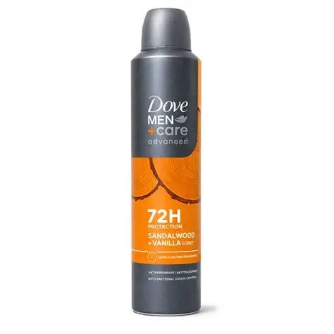 Dove Men +care Sandalwood + Vanilla Deo 250ml