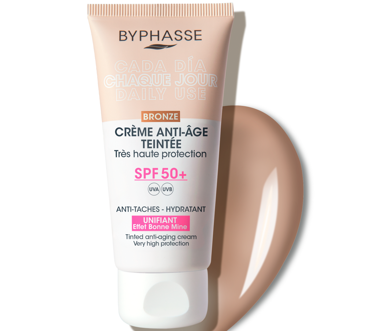 Byphasse CRÈME ANTI-ÂGE SPF 50+ TEINTÉE BRONZE 50ML