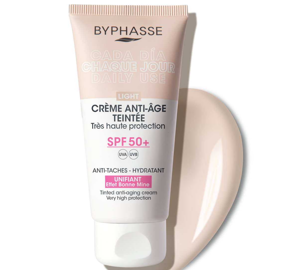 Byphasse CRÈME ANTI-ÂGE SPF 50+ TEINTÉE LIGHT 50ML