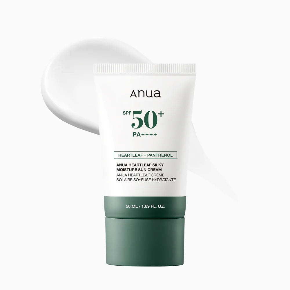 Anua Heartleaf Silky Moisture Sun Cream Spf50+ 50ml