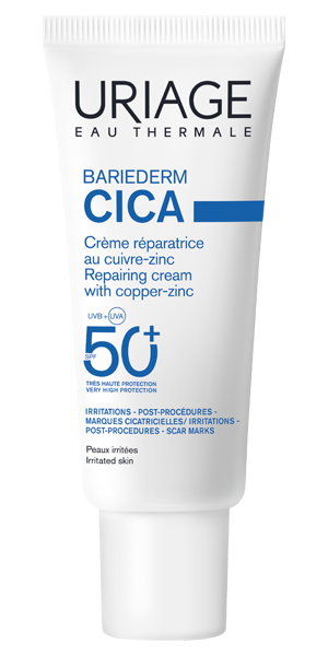URIAGE BARIEDERM-CICA - CRÈME RÉPARATRICE AU CUIVRE-ZINC SPF50+