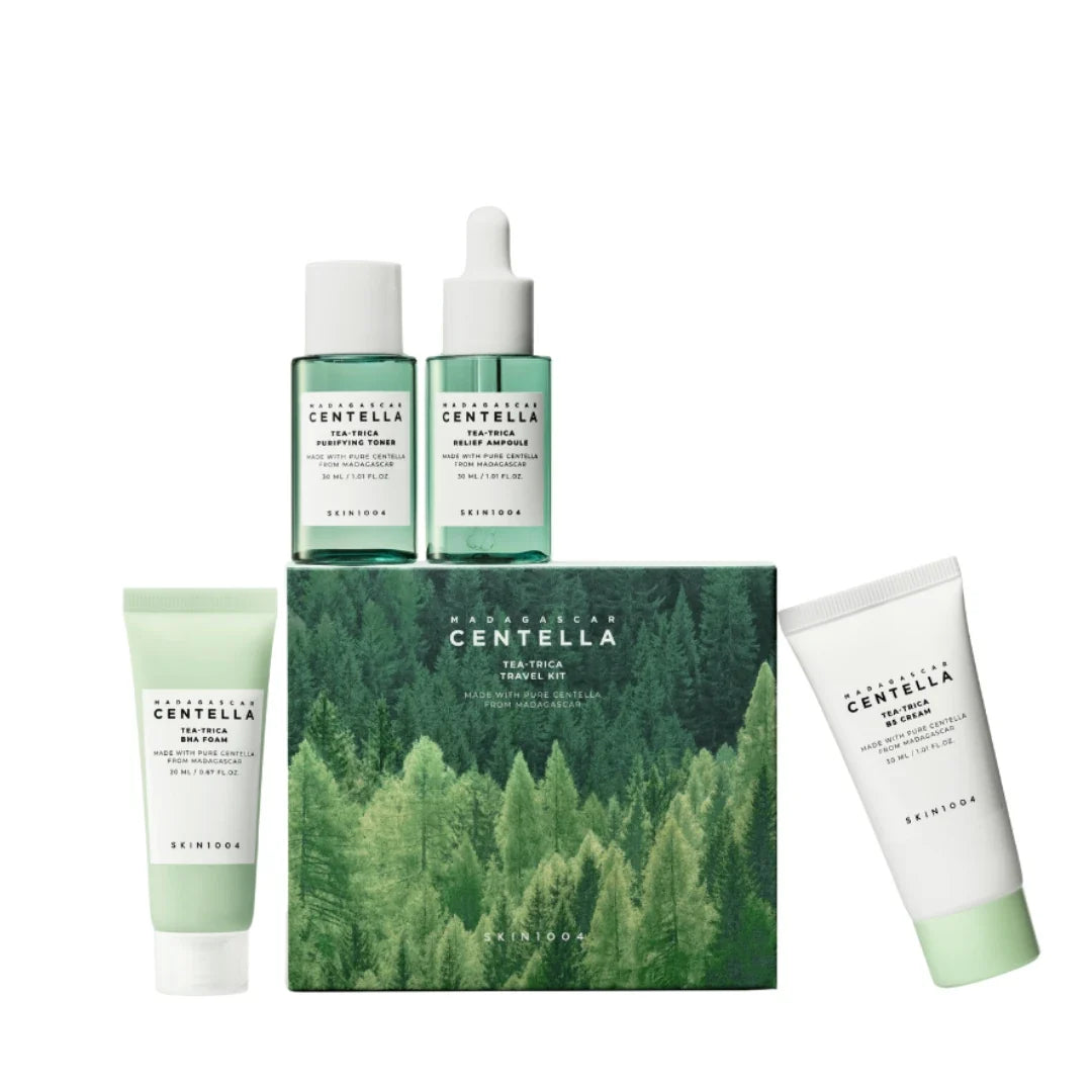 SKIN1004 Centella Tea Trica Travel Kit 4Pcs