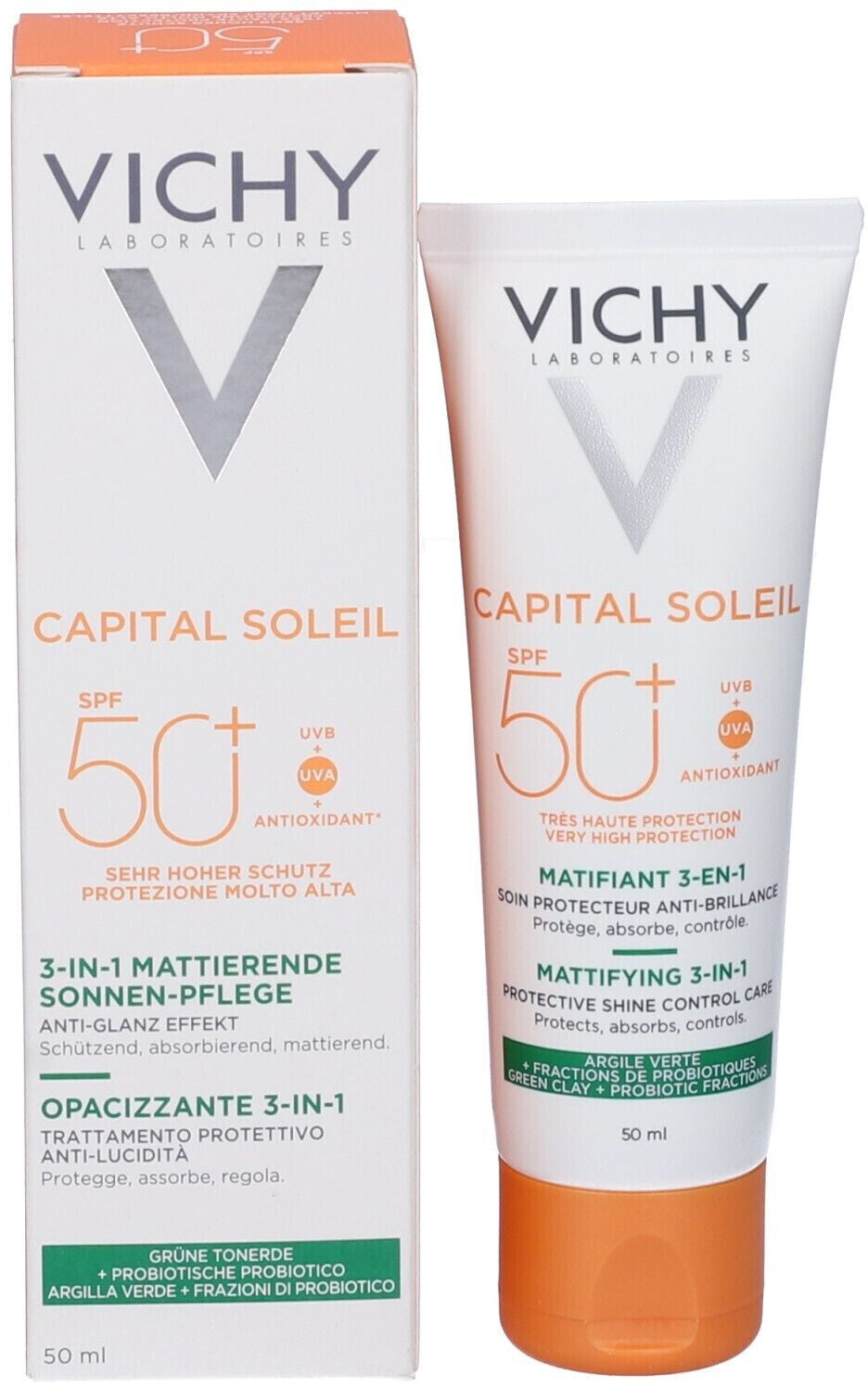 Vichy Capital Soleil Matifiant 3en1 Spf 50+ 50ml